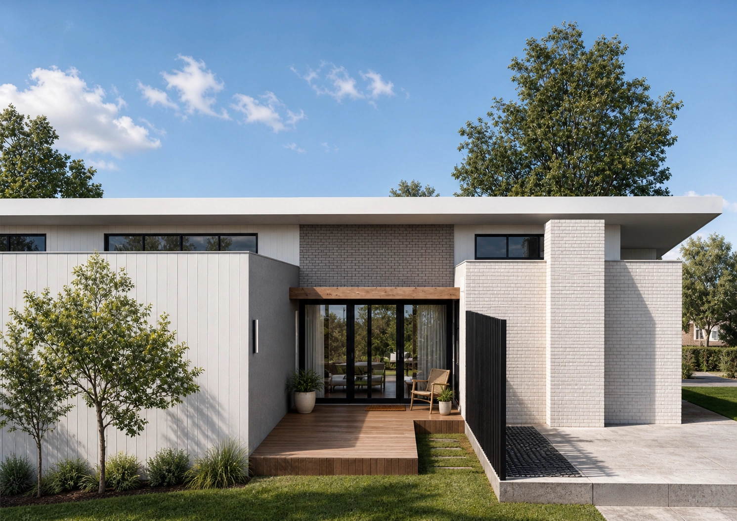 Minimal contemporary architecture