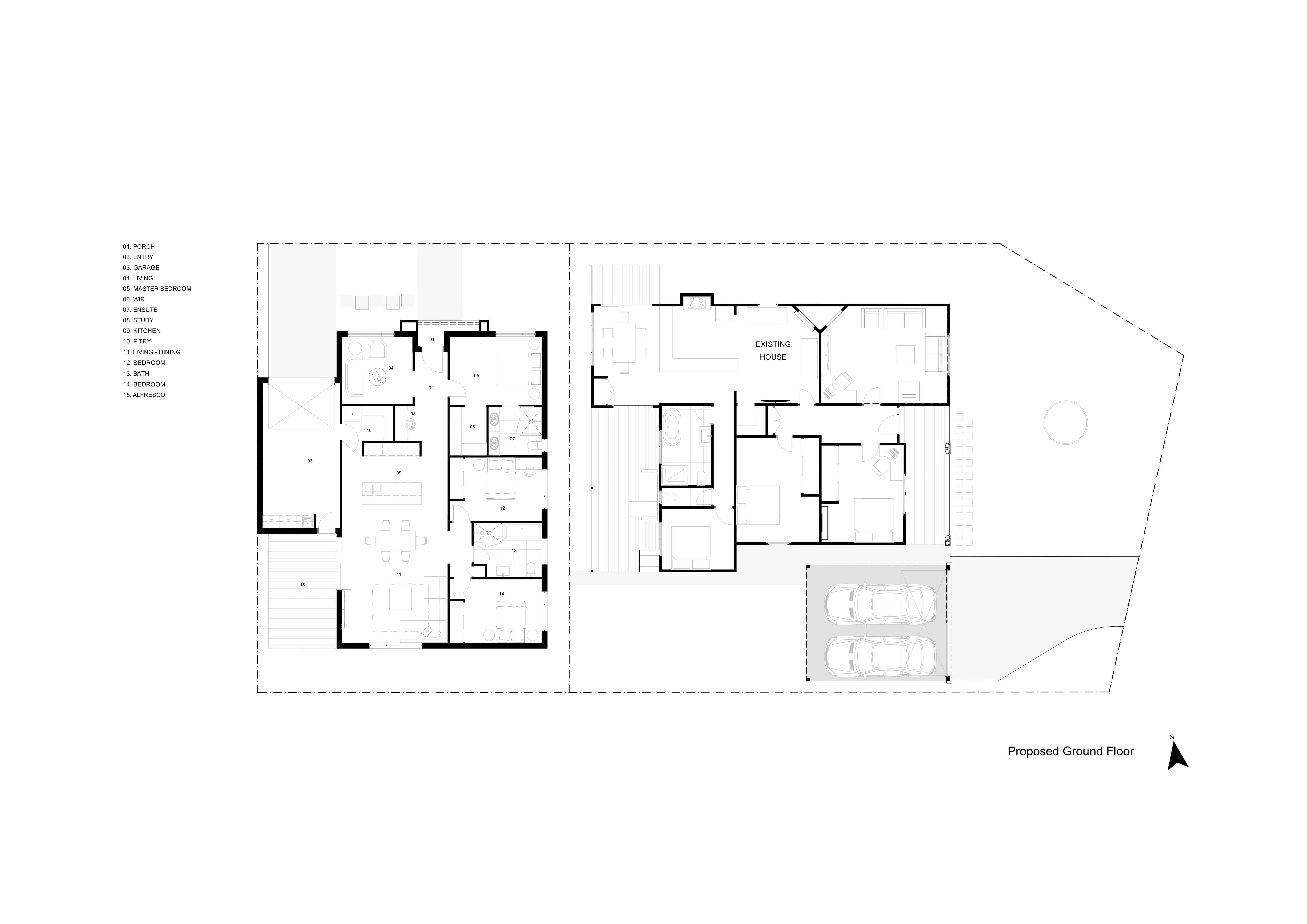 Brandy Creek Project garden elevation