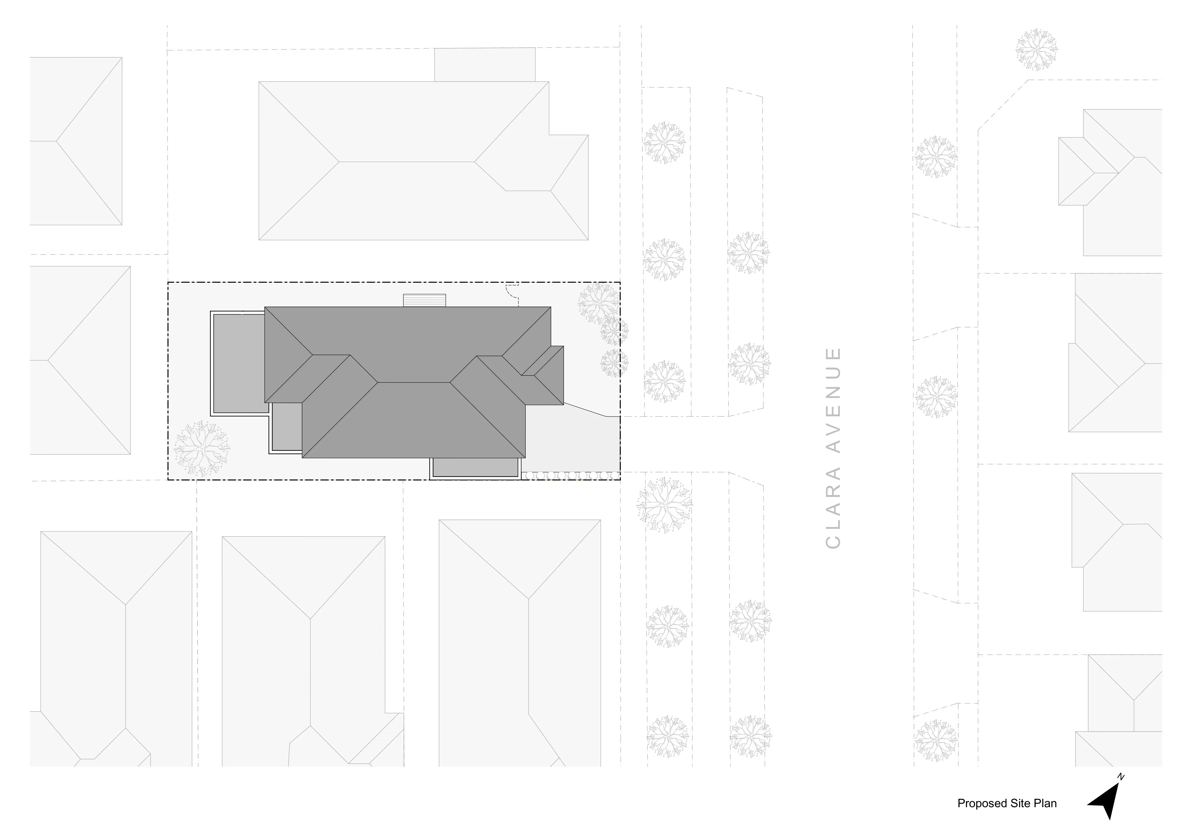 Clara Project garden elevation