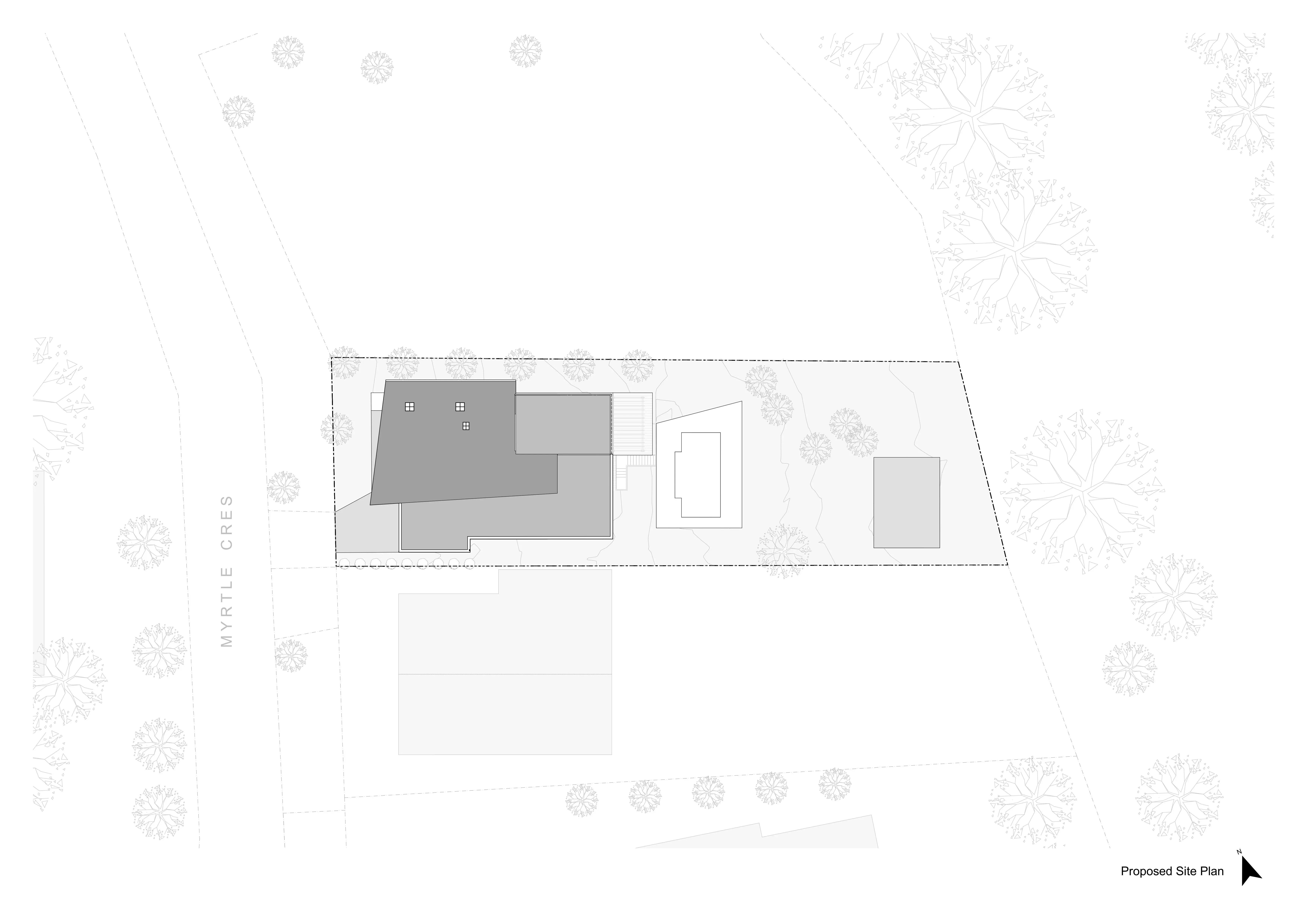 Myrtle Project garden elevation