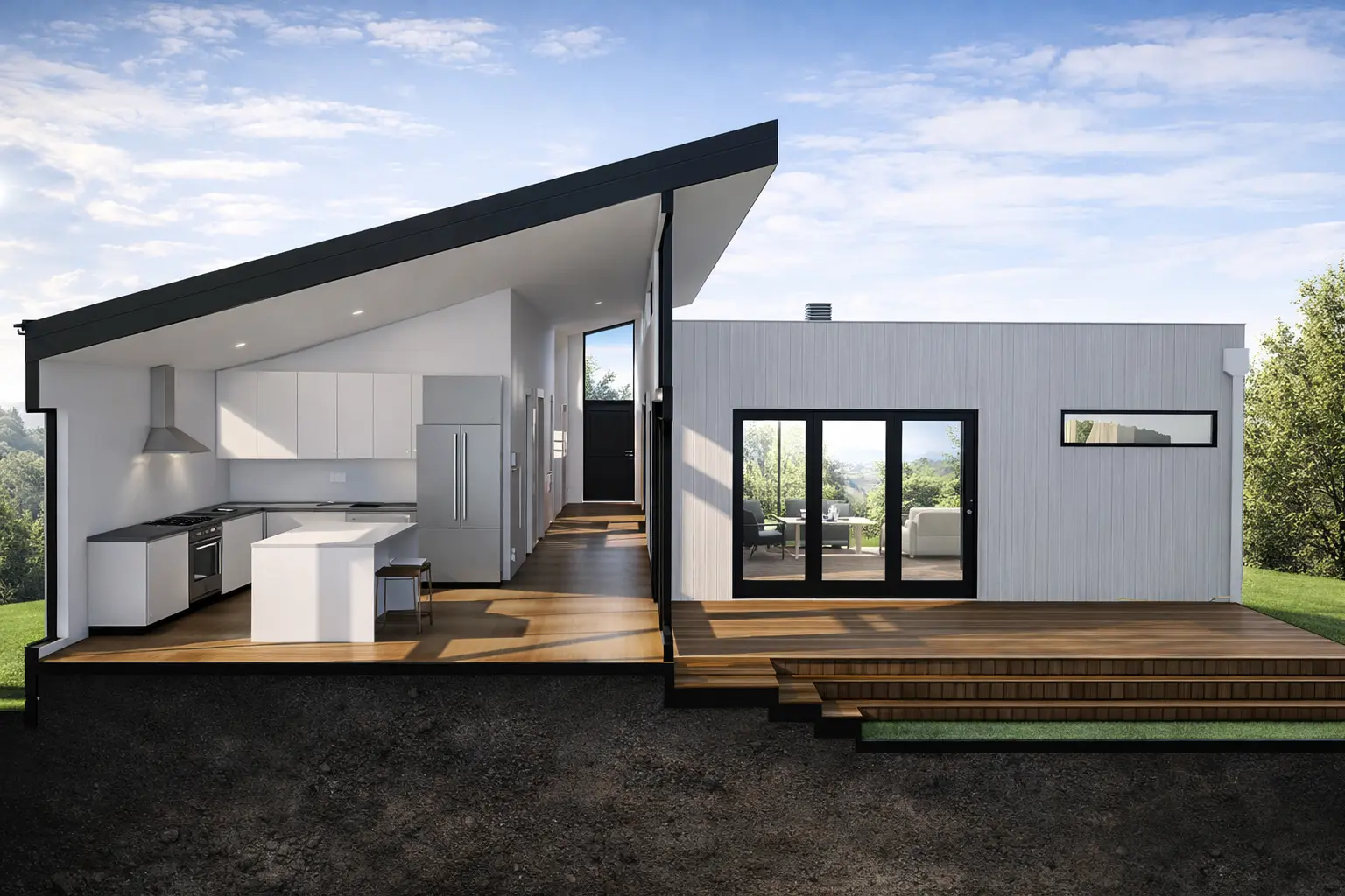 Sydenham Project garden elevation