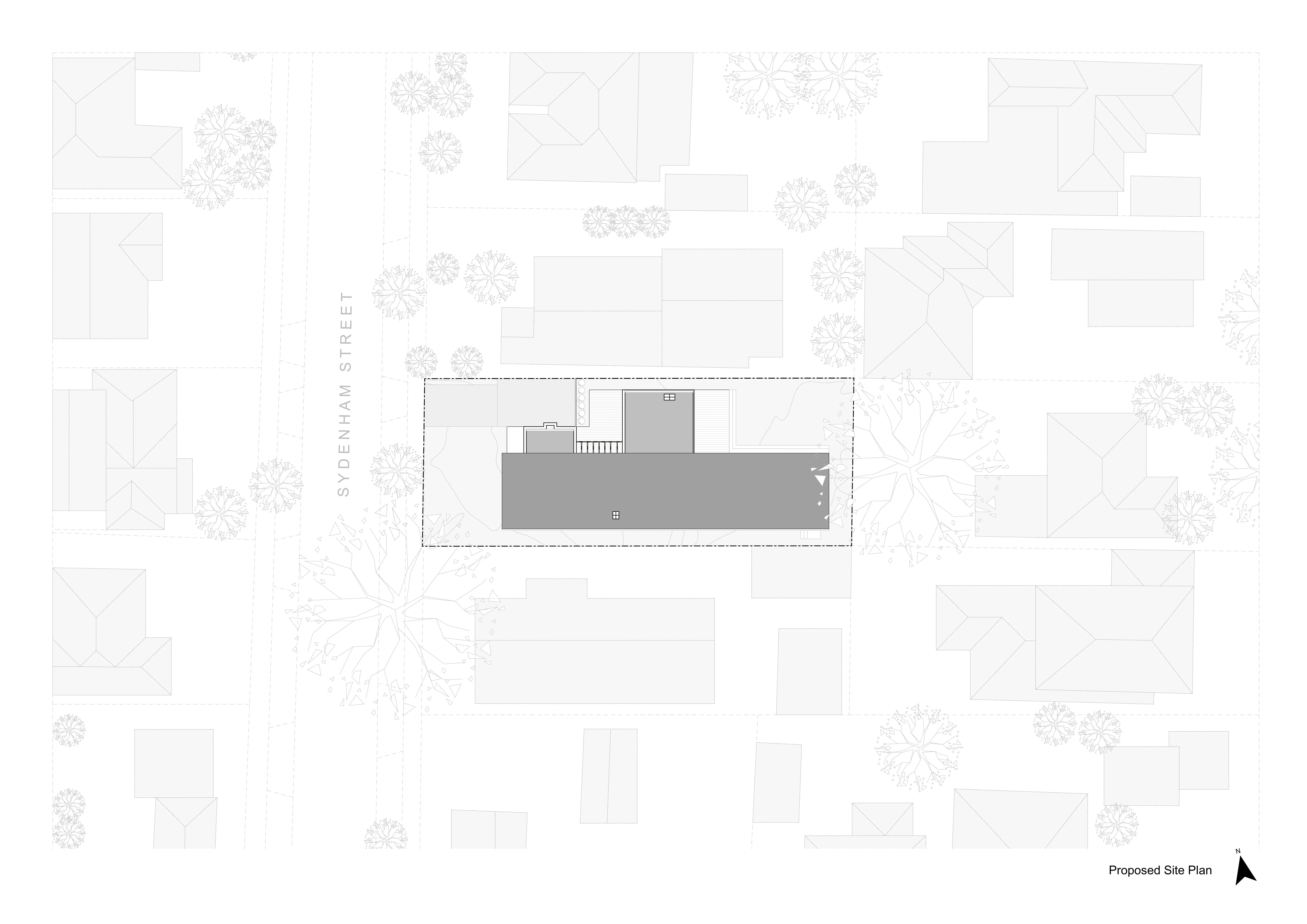 Sydenham Project garden elevation