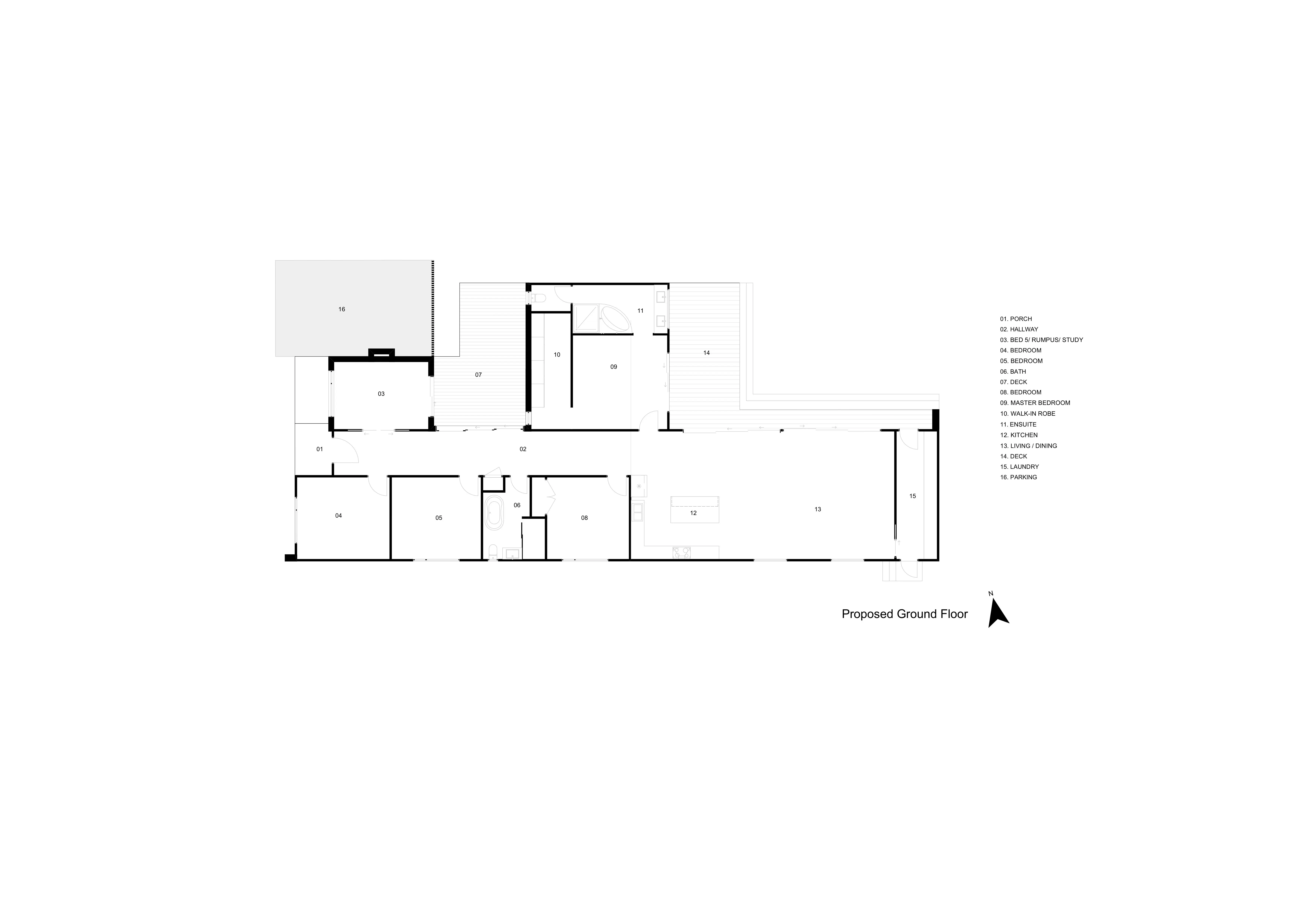 Sydenham Project garden elevation